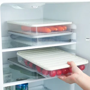 Plastic Food Storage Container - Freshness Locking Design - Kitchen Essential