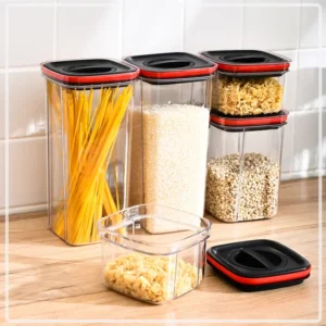 Food Storage Containers - Organise Your Kitchen with Transparent Jars