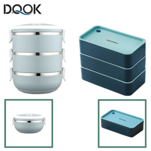 Round Thermal Insulation Leakproof Eco-Friendly Steel Container